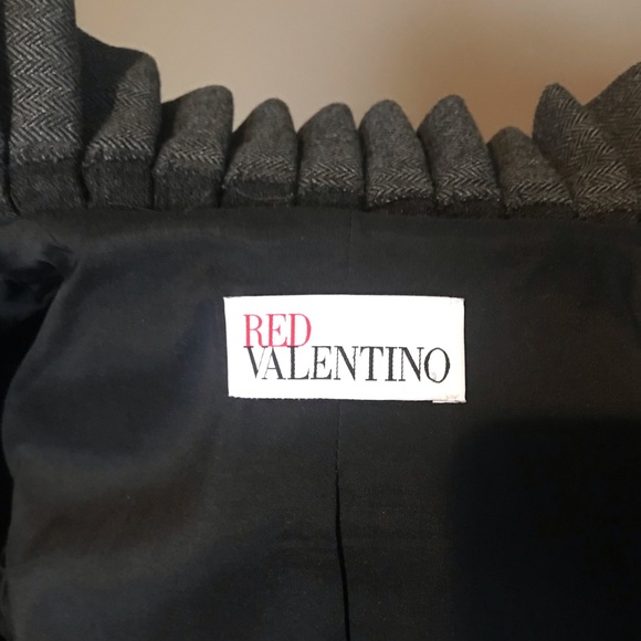 SOLD.Red Valentino pleated collar Jacket Blazer m - Picture 8 of 8